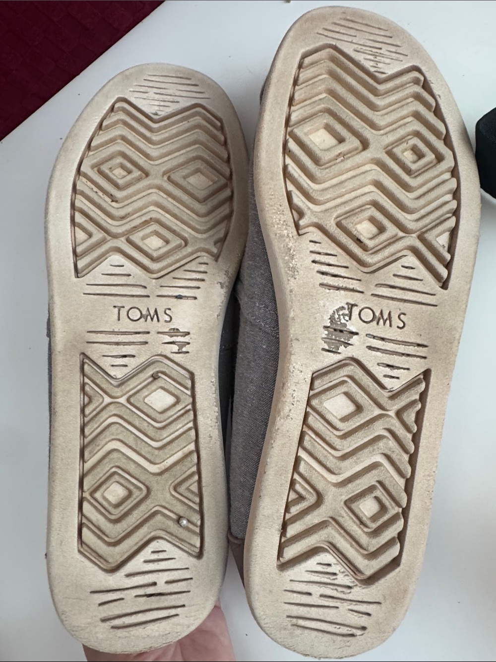 Toms Men’s Slip-On Loafers in Light Gray - Picture 6 of 6